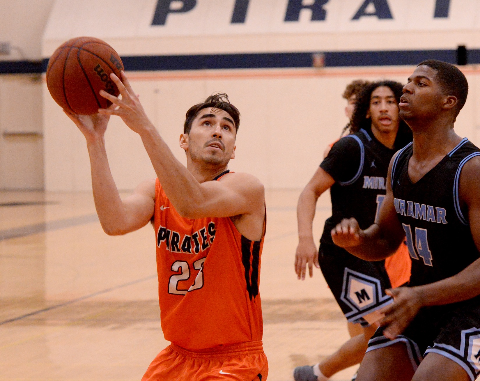 Pirates open conference play with road win over Lasers