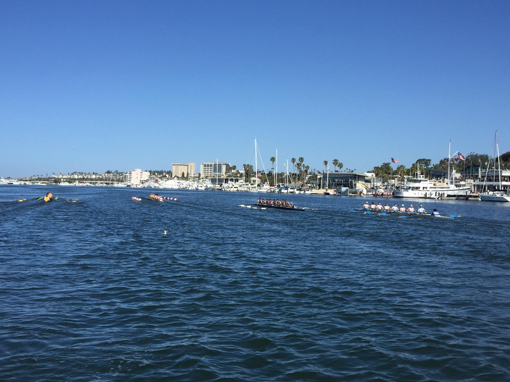 Pirates battle UCSB to the wire at Newport Regatta