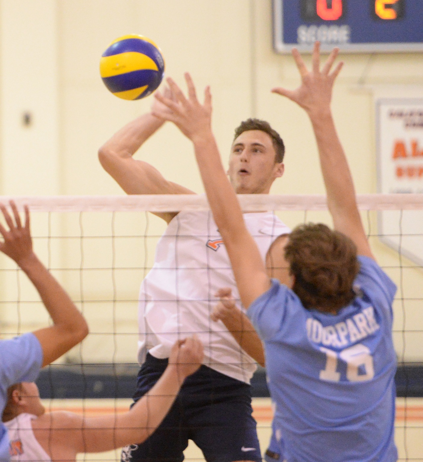 Pirate rally to top Vikings in five; earn split at OCC Quad
