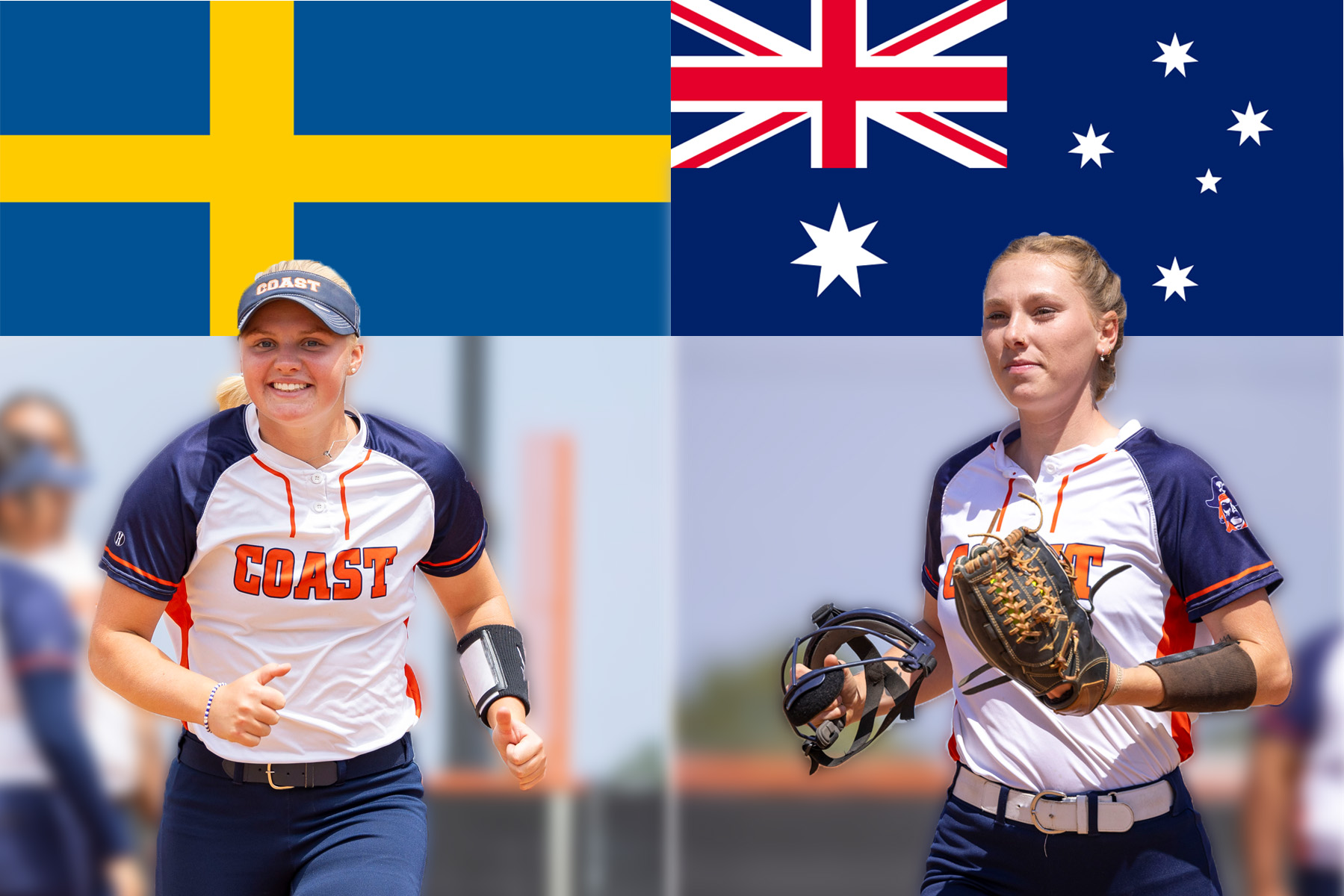Esters, Fidge bring international flavor to Pirate softball