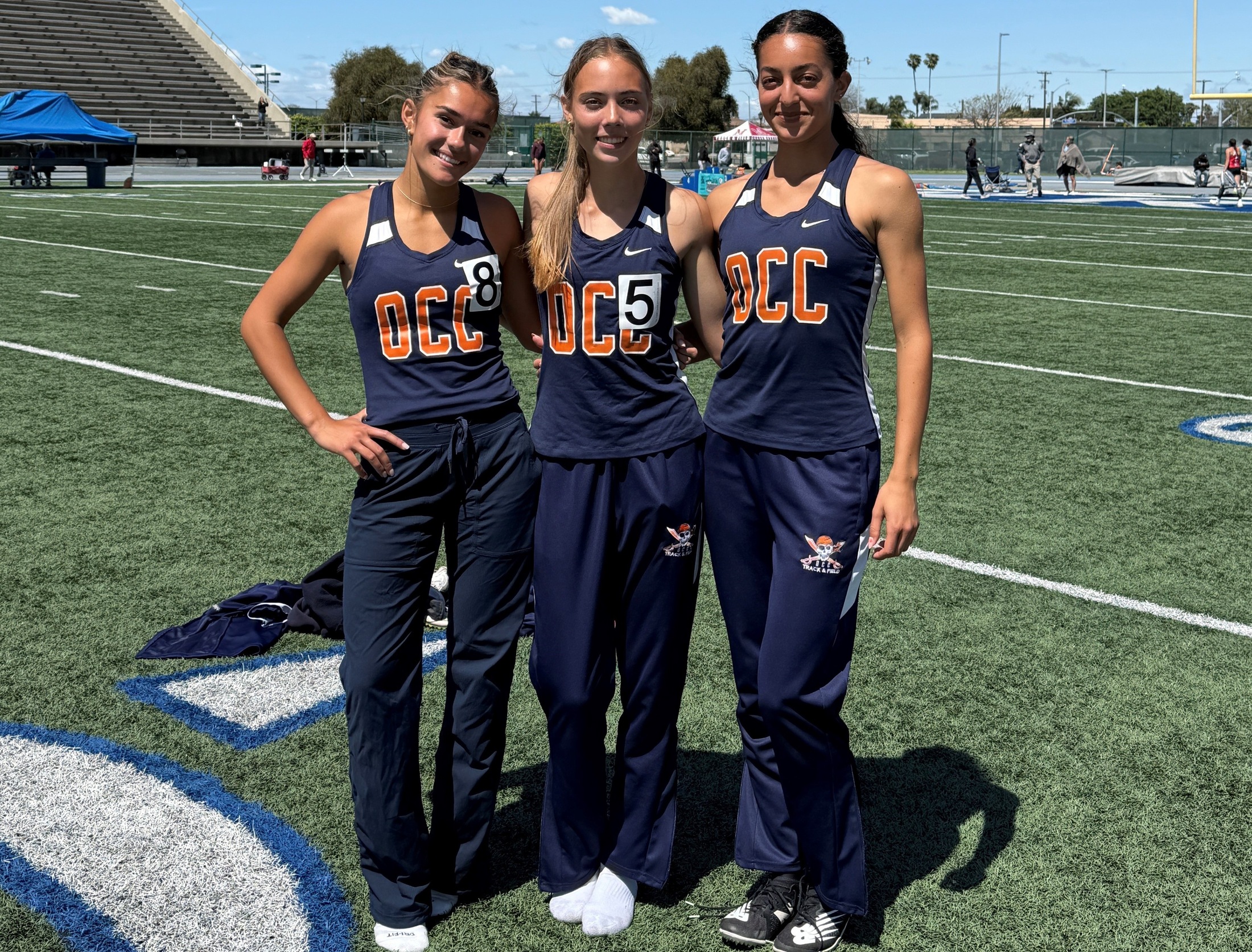 Pirate trio shines at SoCal Heptathlon